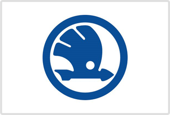 Blue Winged Arrow Skoda Logo 1926-1990