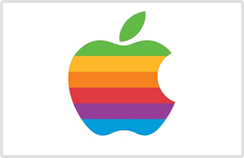 Second Apple Logo Designed 1977 - 1998