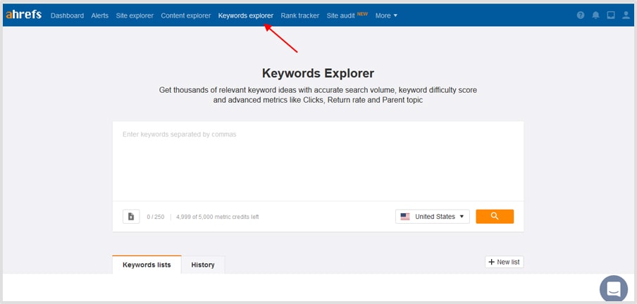 Keywords Explorer By Ahrefs