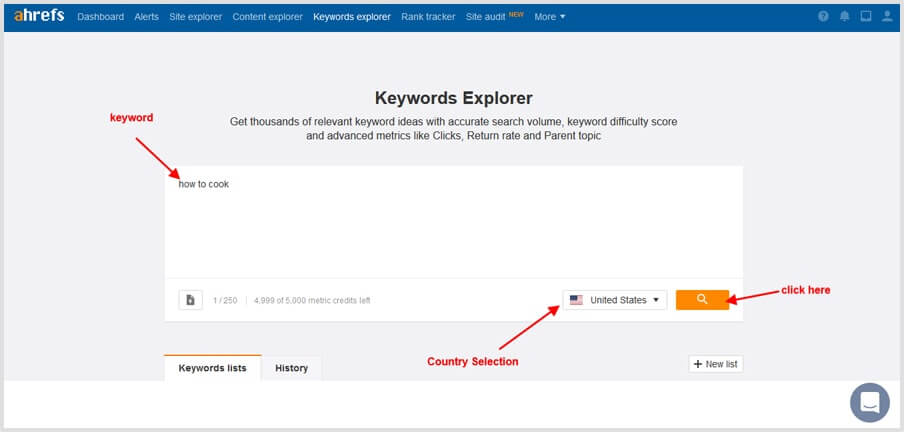 Keywords Explorer