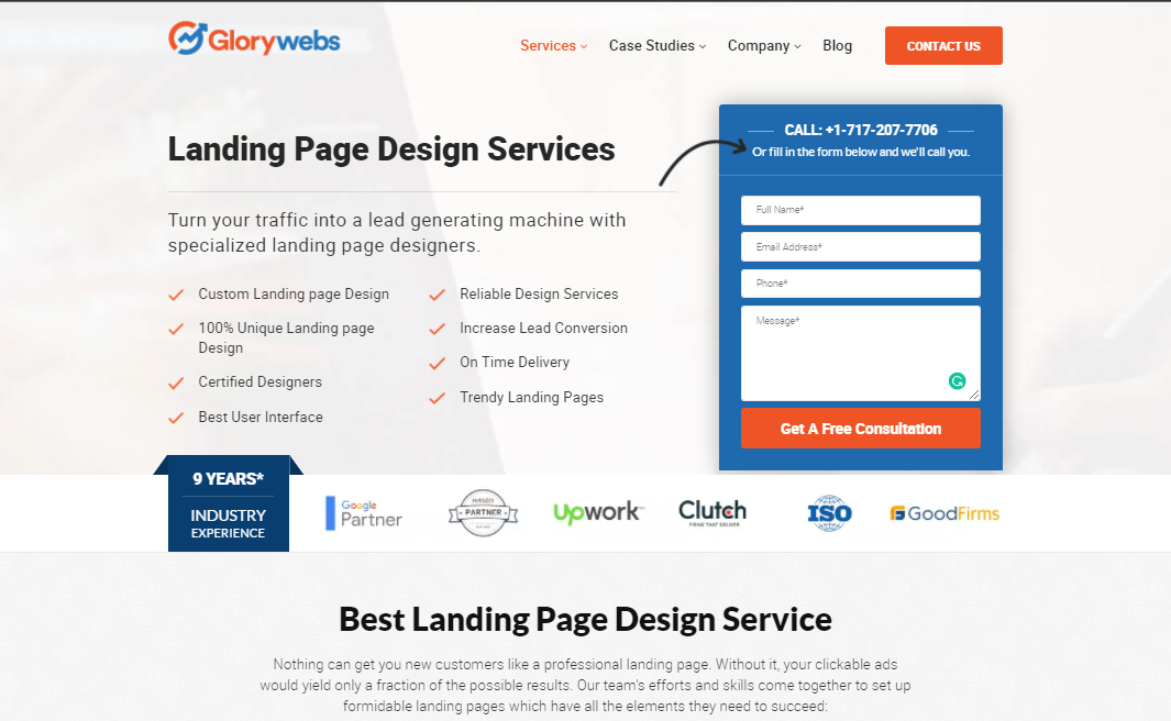 Landing Pages Design Services